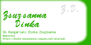 zsuzsanna dinka business card